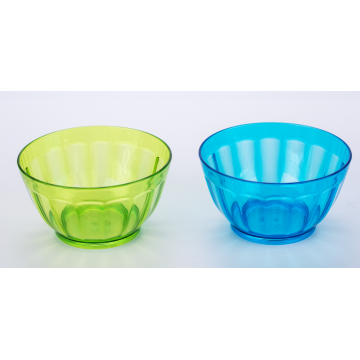 Food grade colorful plastic bowl salad bowl set